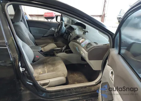 2012 Honda Civic Hybrid from USA, damaged, VIN JHMFB4F29CS011414